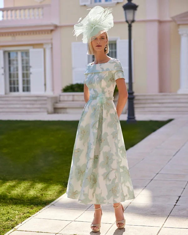 couture club 9gf5 aqua a line dress